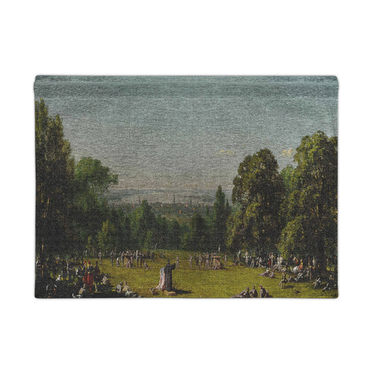 Gifford, Sanford Robinson - Sunday Morning in Camp  (1861) - Woven Wall Tapestry
