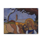 Filiger, Charles - Virgin and Two Angels (1895) - Canvas Block, unframed
