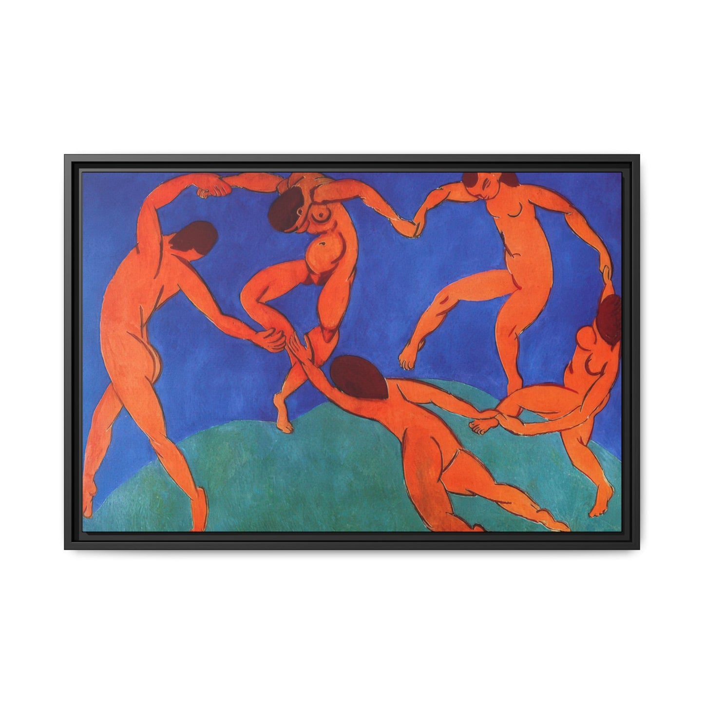Matisse, Henri - Dance (II) (1910) - Matte Canvas, Framed