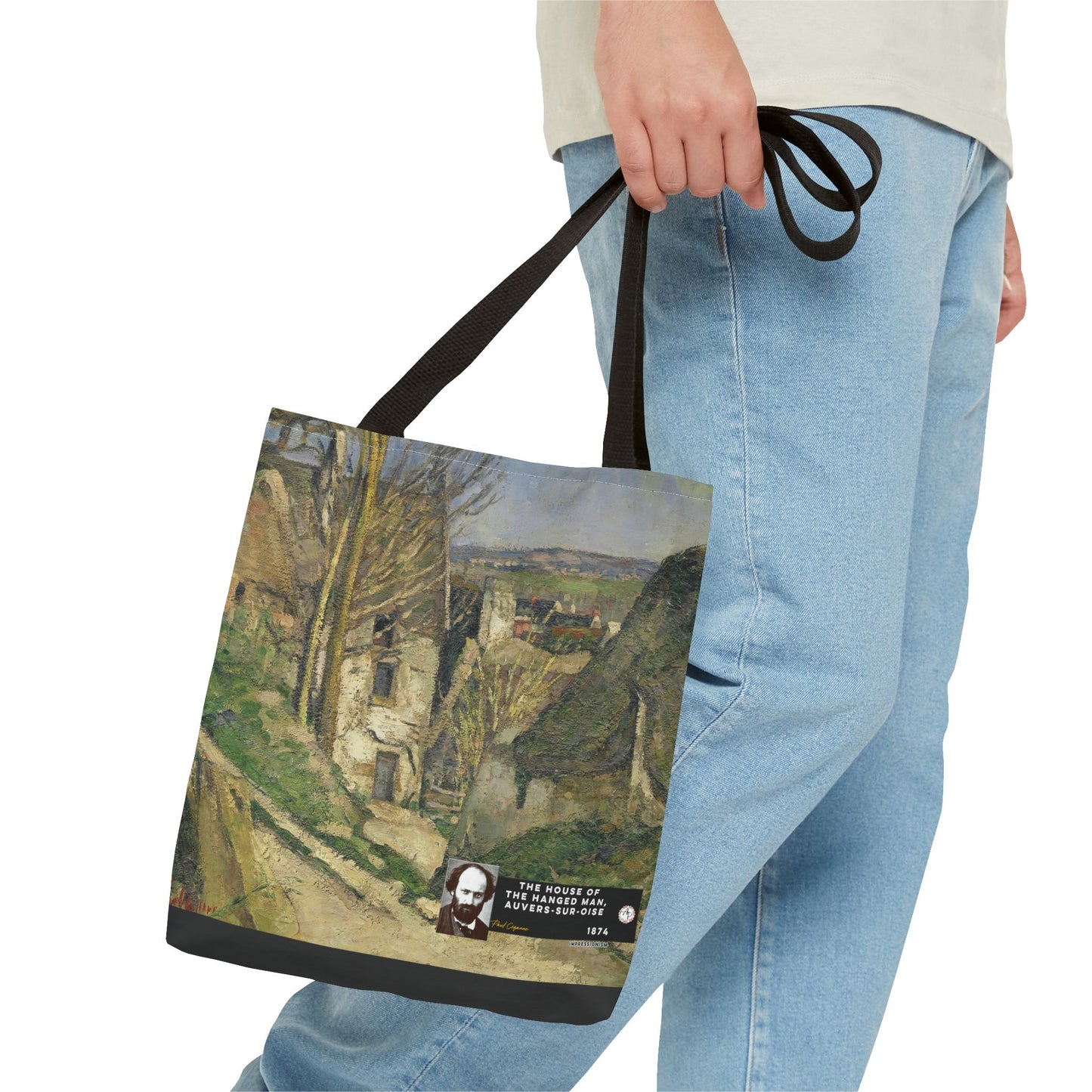 Cézanne, Paul - The House of the Hanged Man, Auvers-sur-Oise (1874) - Tote Bag