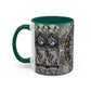 Pacio, Adam - Memento Mori Mandala - Colorful Accent Mugs