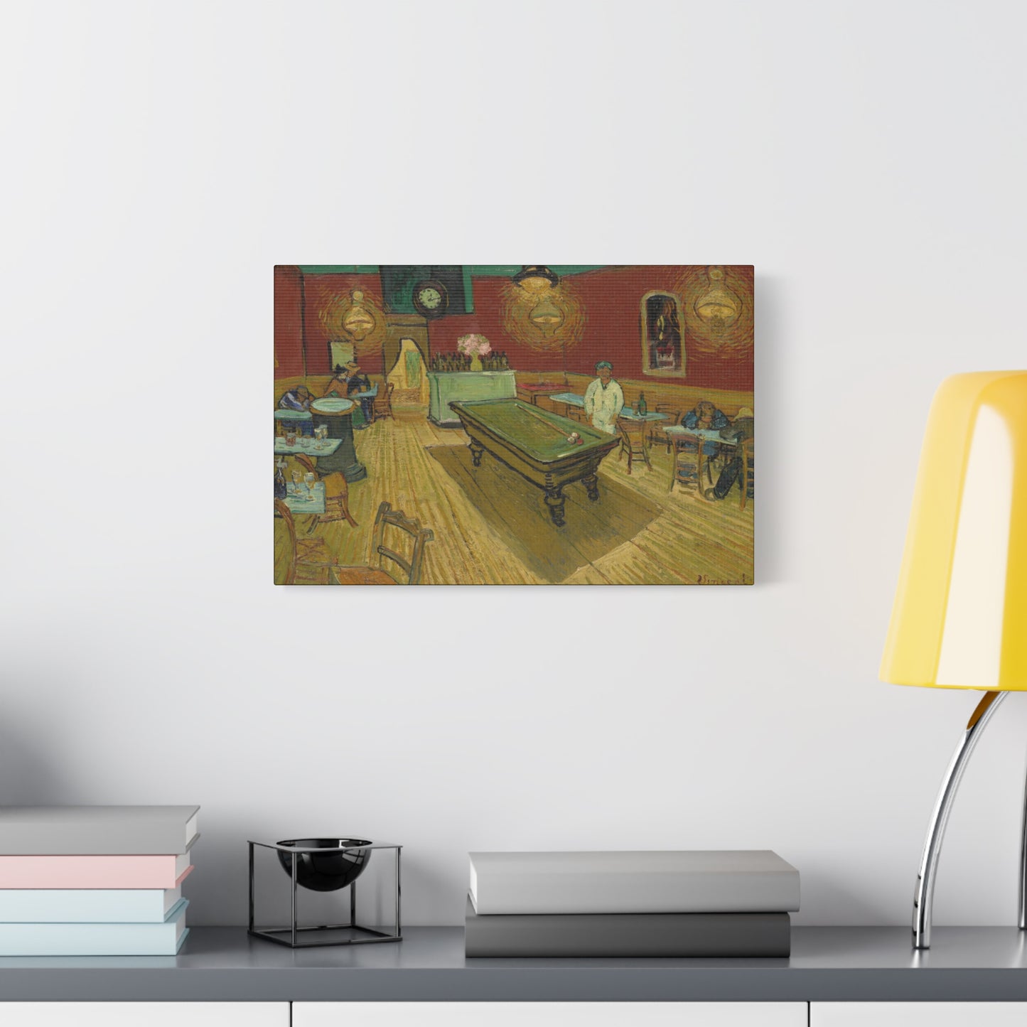 Van Gogh, Vincent - The Night Cafe (1888) - Canvas Block, unframed