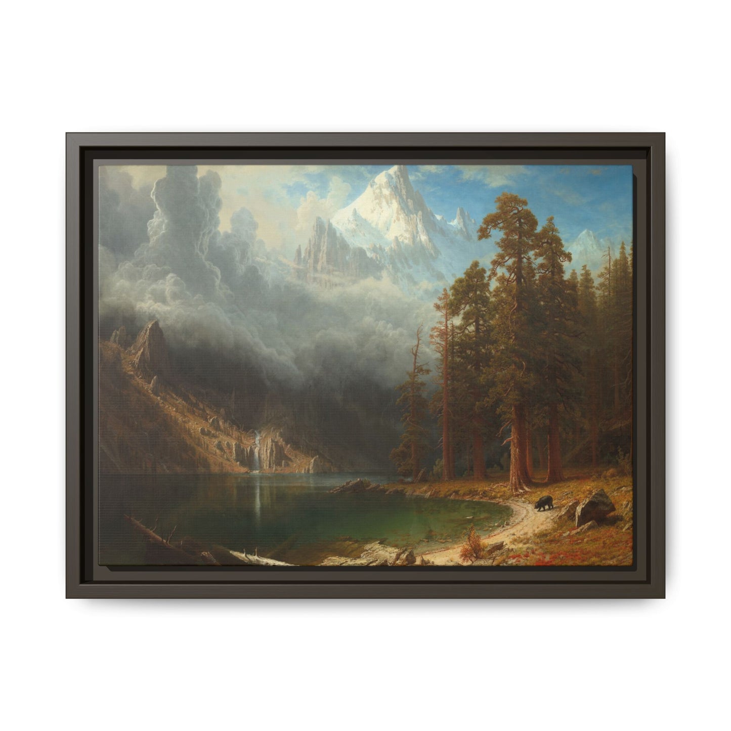 Bierstadt, Albert - Mount Corcoran (1877) - Matte Canvas, Framed