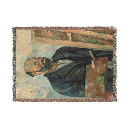 Cézanne, Paul - Portrait of the Artist with a Palette (1890) - Woven Blanket