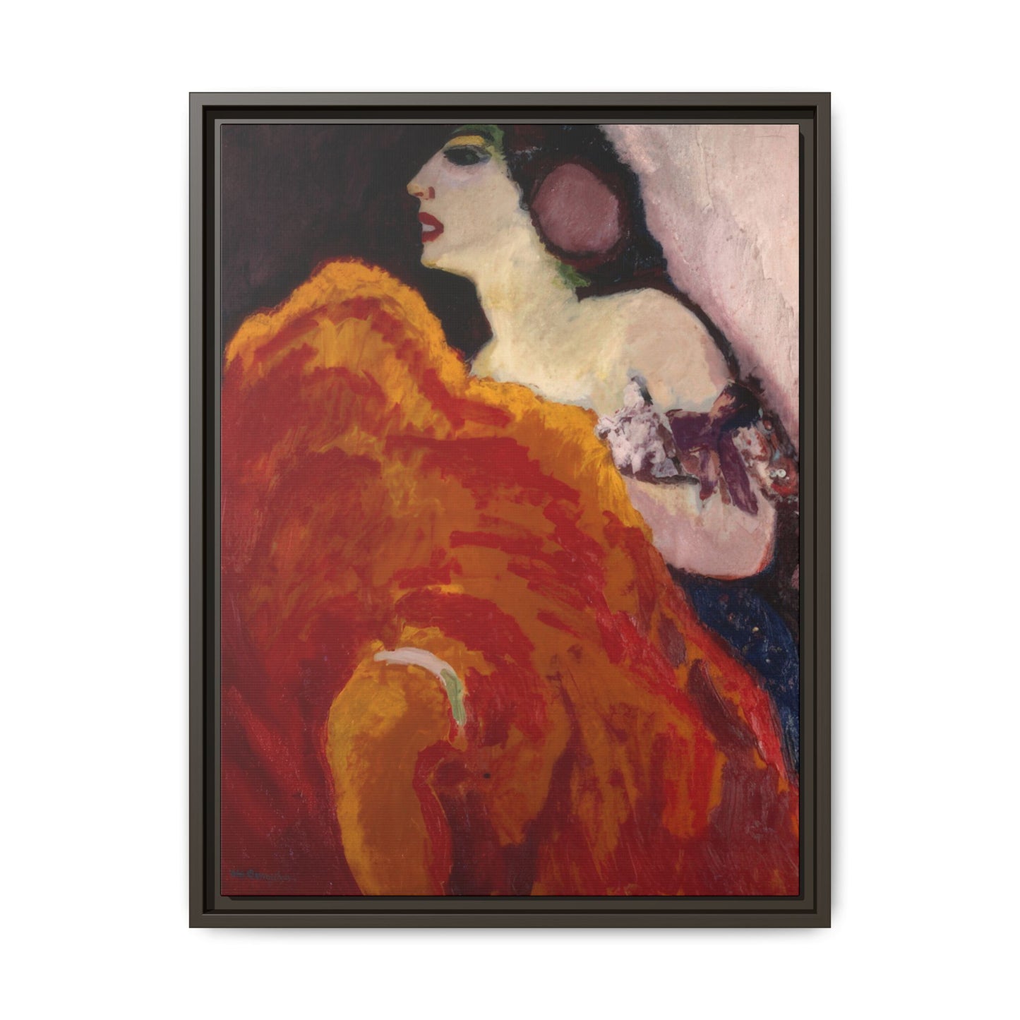 Van Dongen, Kees - The Red Dancer (1907) - Matte Canvas, Framed