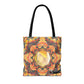 Filiger, Charles - Woman’s Head with Closed Eyes (1893) - Tote Bag