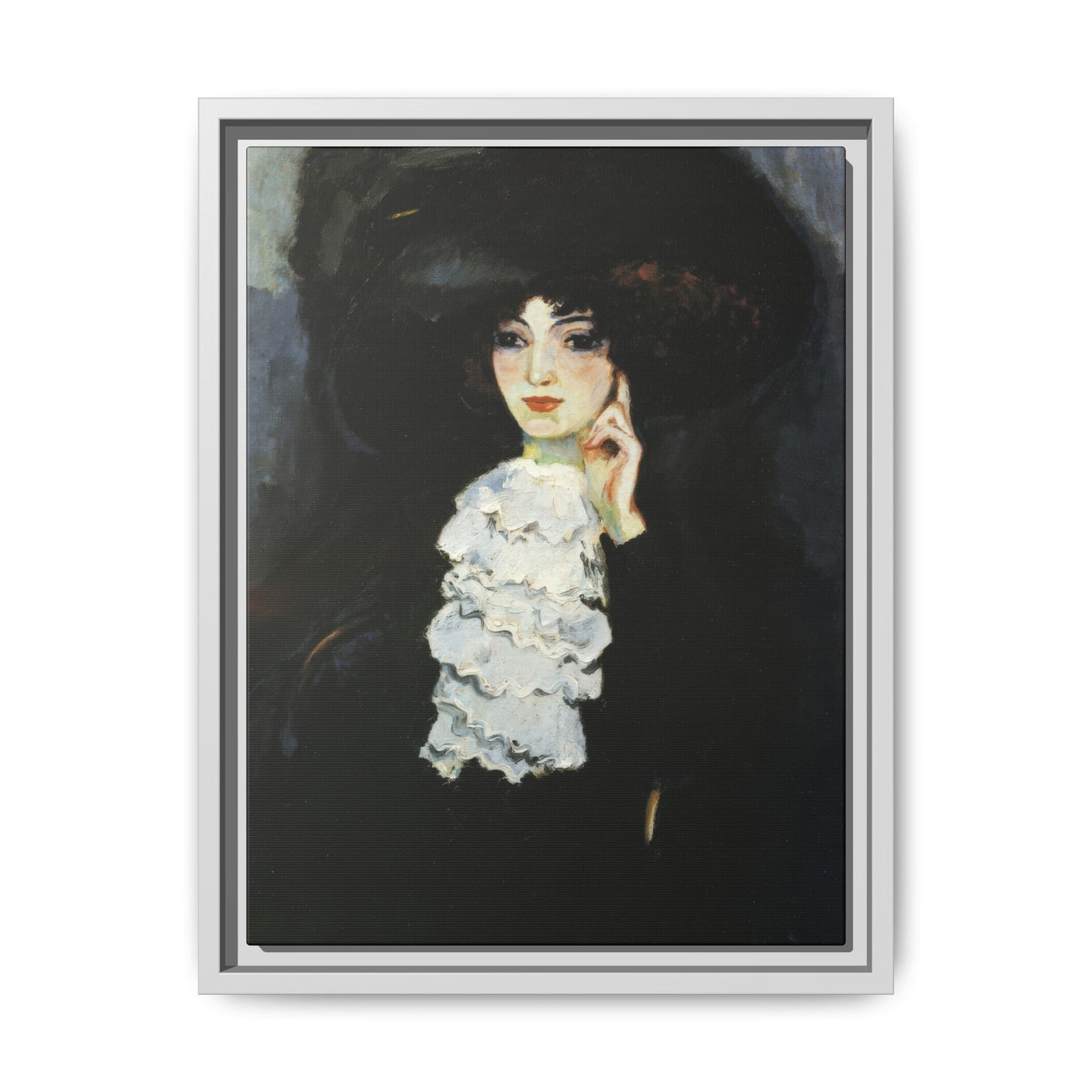 Van Dongen, Kees - Woman with Frill (1905) - Matte Canvas, Framed