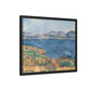 Cézanne, Paul - The Bay of Marseille, Seen from L'Estaque (1885) - Matte Canvas, Framed