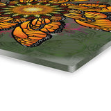 Monarch Butterfly Mandala - Acrylic Block