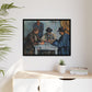 Cézanne, Paul - The Card Players (1892) - Matte Canvas, Framed