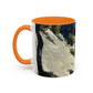 Cézanne, Paul - A Modern Olympia (1874) - Colorful Accent Mugs