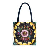 Obsidian Grandmothers Mandala - Tote Bag