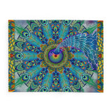 Melek Taus Mandala - Arctic Fleece Blanket