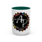 AdamPacio.com - Black Logo - Colorful Accent Mugs