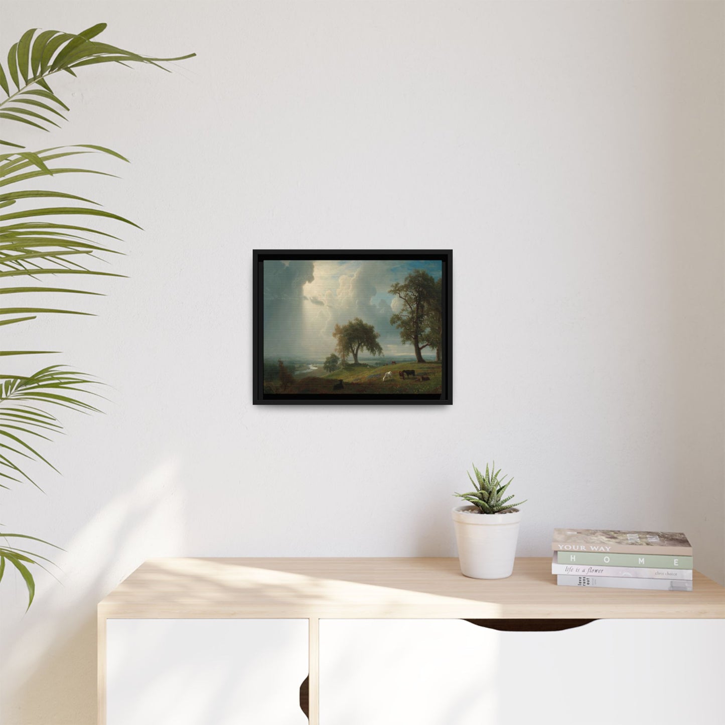 Bierstadt, Albert - California Spring (1875) - Matte Canvas, Framed