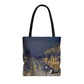 Pissarro, Camille - The Boulevard Montmartre At Night (1897) - Tote Bag