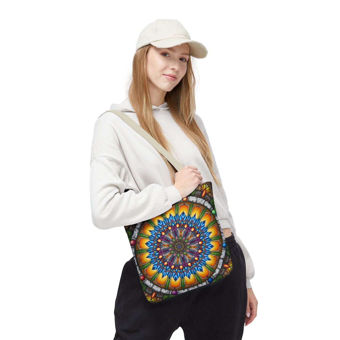 Pacio, Adam - Emerald Arrows Mandala - Tote Bag