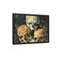 Cézanne, Paul - Pyramid of Skulls (1901) - Matte Canvas, Framed