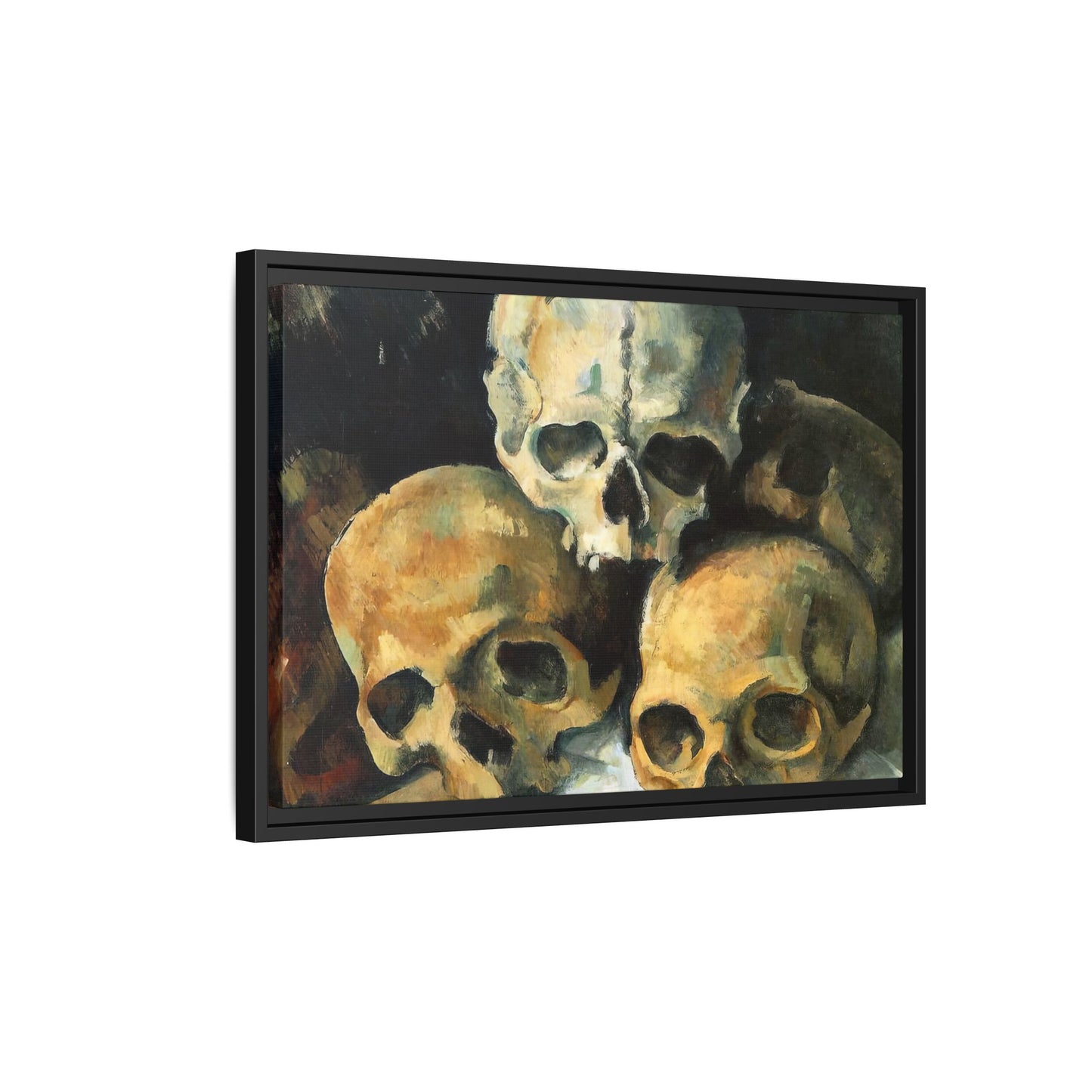 Cézanne, Paul - Pyramid of Skulls (1901) - Matte Canvas, Framed