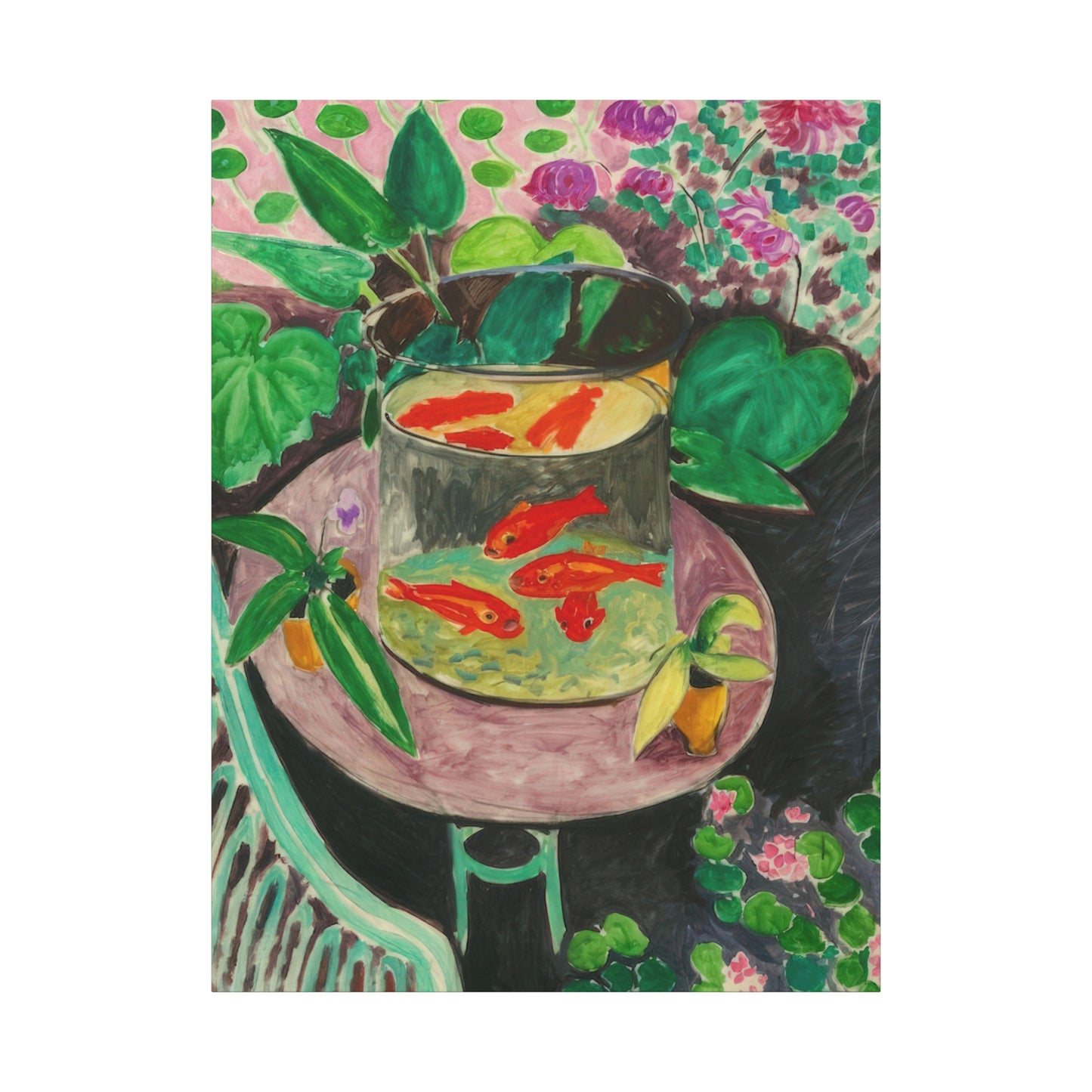 Matisse, Henri - The Goldfish (1912) - Canvas Block, unframed