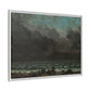 Courbet, Gustave - The Sea (1865) - Matte Canvas, Framed