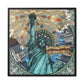 Liberty Mandala - Framed Matte Canvas