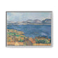 Cézanne, Paul - The Bay of Marseille, Seen from L'Estaque (1885) - Matte Canvas, Framed