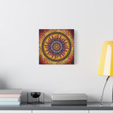 Solar Disc Mandala A - Canvas