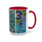 Pacio, Adam - Melek Taus Mandala - Colorful Accent Mugs