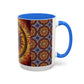 Pacio, Adam - Solar Disc Mandala - Colorful Accent Mugs