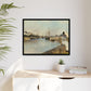 Morisot, Berthe - The Harbor at Lorient (1869) - Matte Canvas, Framed