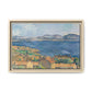 Cézanne, Paul - The Bay of Marseille, Seen from L'Estaque (1885) - Matte Canvas, Framed