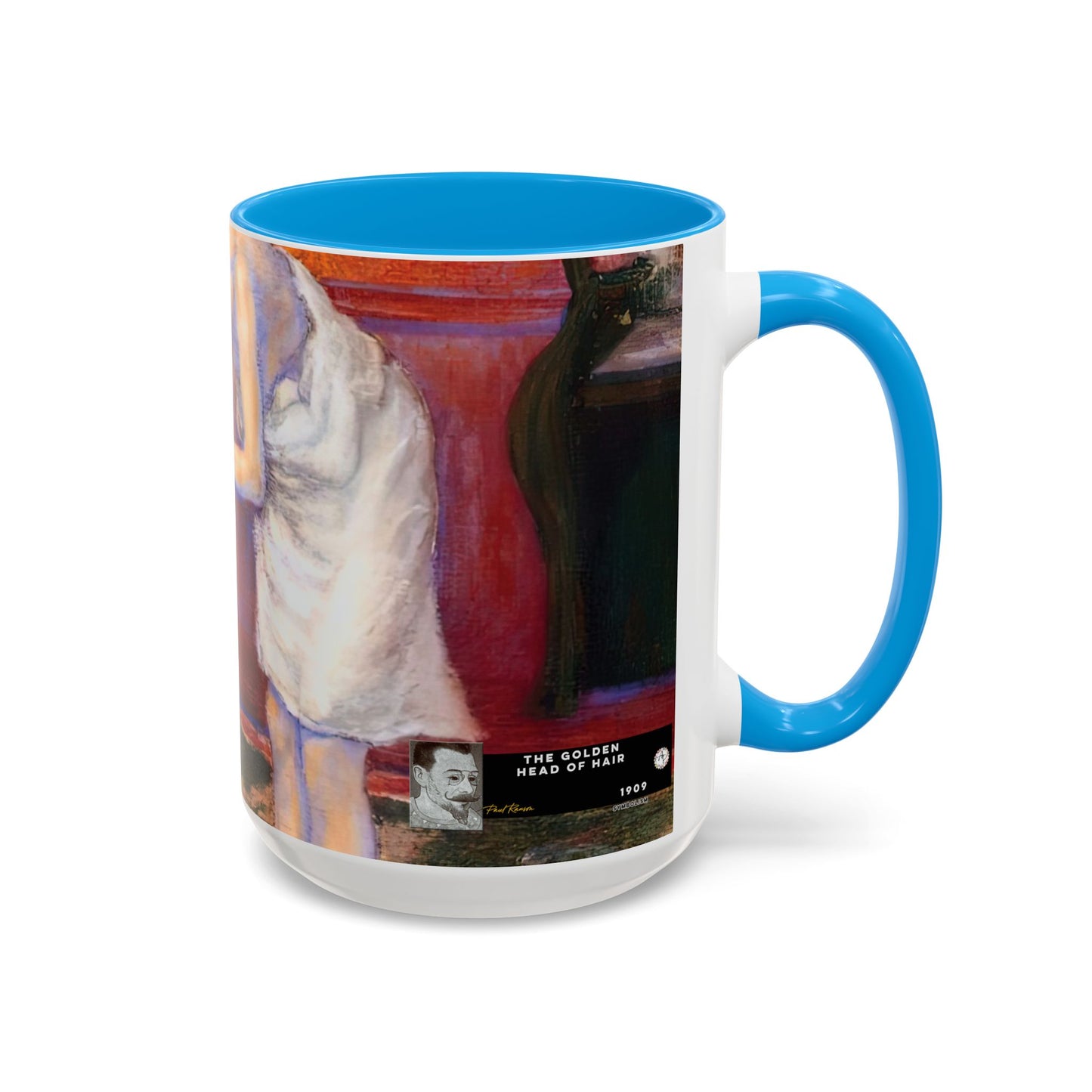 Ranson, Paul - The Golden Head of Hair (1909) - Colorful Accent Mugs