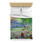 Ranson, Paul - Picking Flowers (1890) - Microfiber Duvet Cover