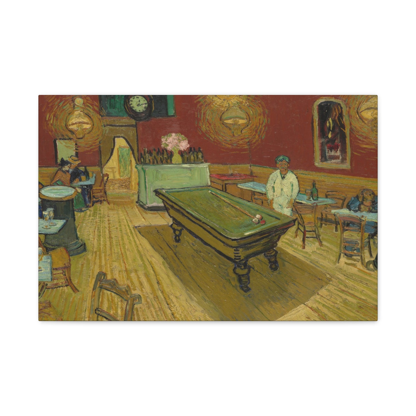 Van Gogh, Vincent - The Night Cafe (1888) - Canvas Block, unframed