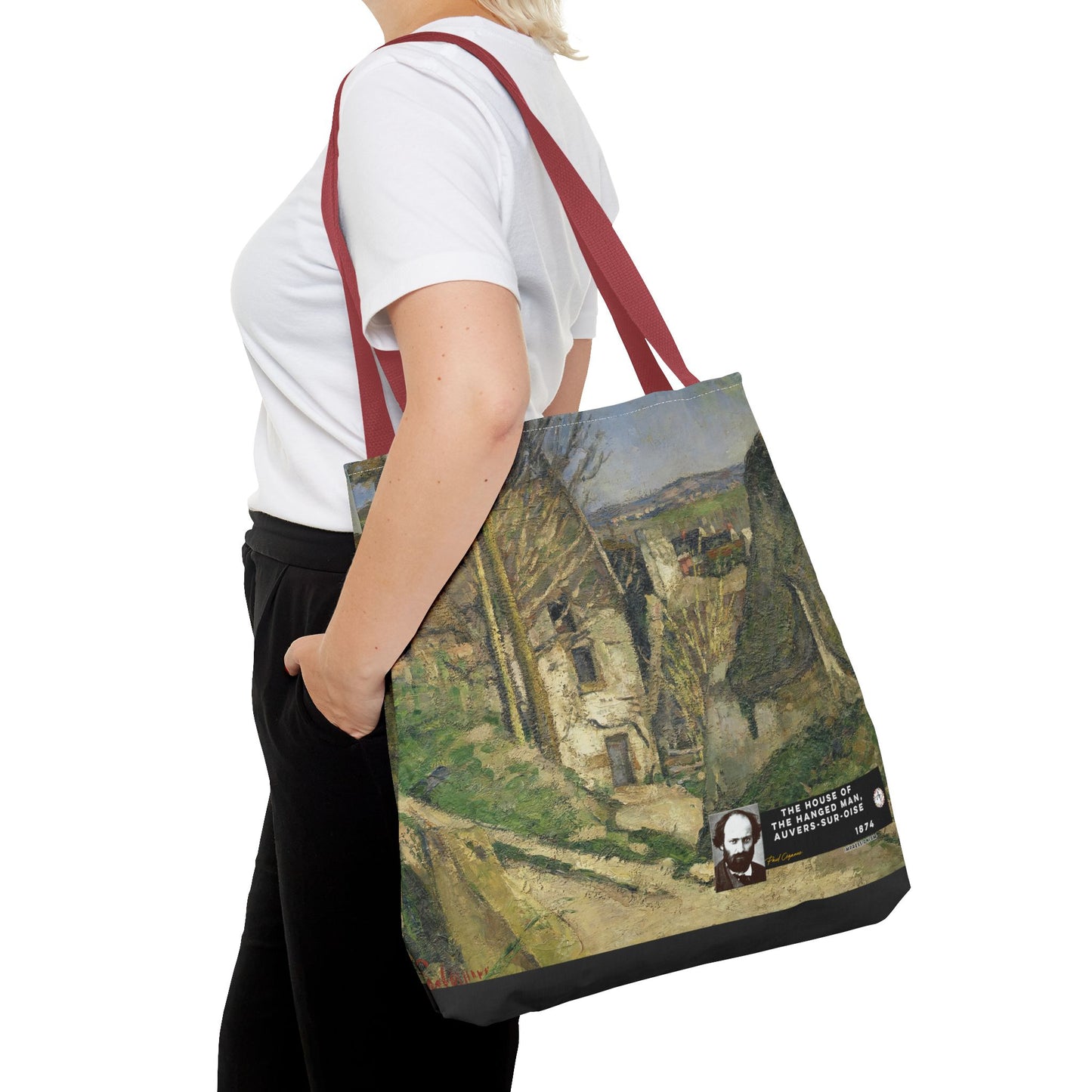 Cézanne, Paul - The House of the Hanged Man, Auvers-sur-Oise (1874) - Tote Bag