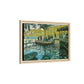 Monet, Claude - La Grenouillere (1869) - Matte Canvas, Framed