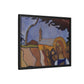 Filiger, Charles - Virgin and Two Angels (1895) - Matte Canvas, Framed