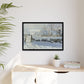 Monet, Claude - The Magpie (1868) - Matte Canvas, Framed