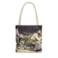 Courbet, Gustave - The Stone Breakers (1850) - Tote Bag
