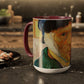 Van Gogh, Vincent - Self Portrait with Bandaged Ear (1889) - Colorful Accent Mugs