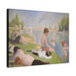 Seurat, Georges - Bathers at Asnières (1884) - Canvas Block, unframed
