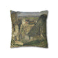 Cézanne, Paul - The House of the Hanged Man, Auvers-sur-Oise (1874) - Suede Square Pillowcase