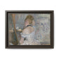 Morisot, Berthe - Woman at Her Toilette (1880) - Matte Canvas, Framed
