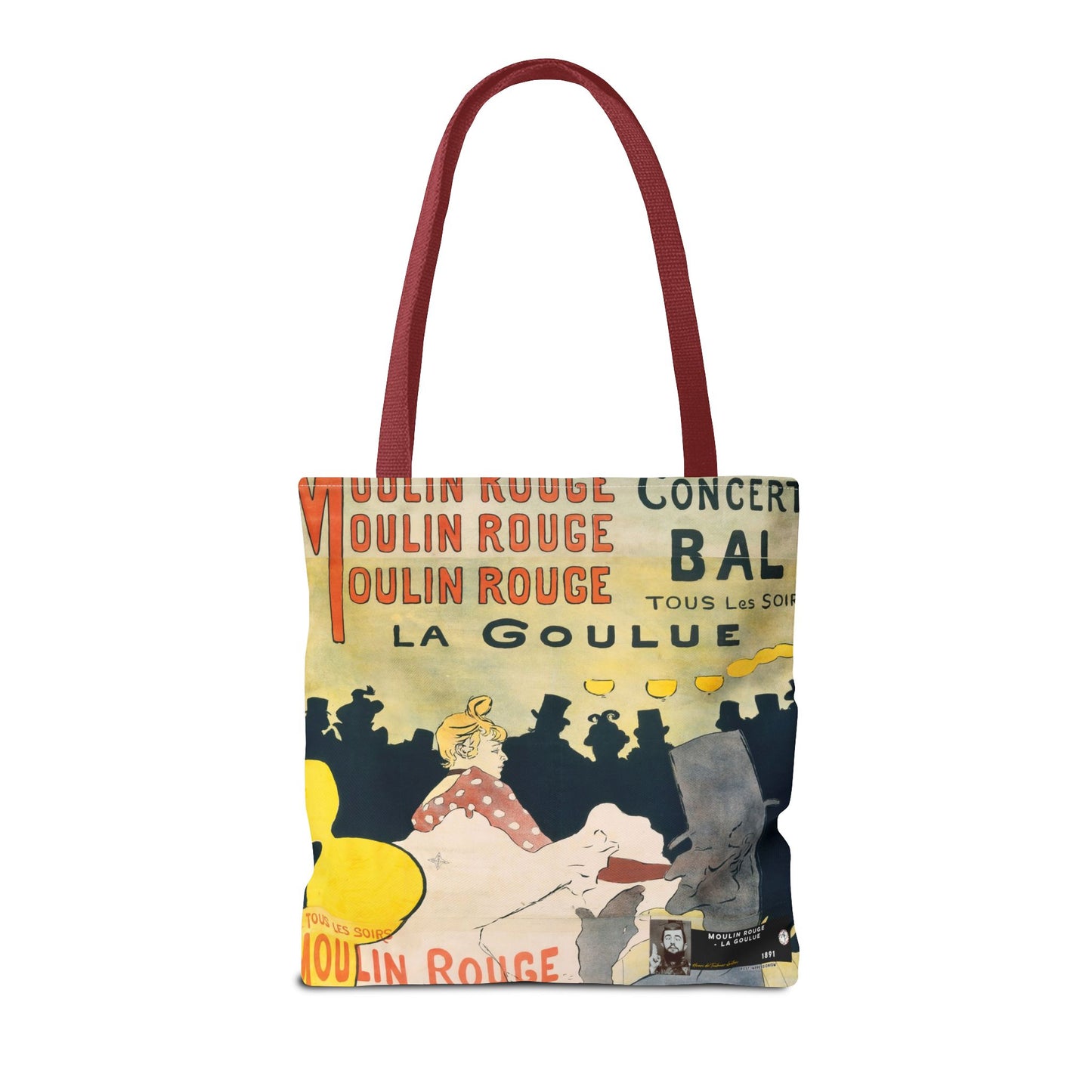 Toulouse-Lautrec, Henri - Moulin Rouge - La Goulue (1891) - Tote Bag