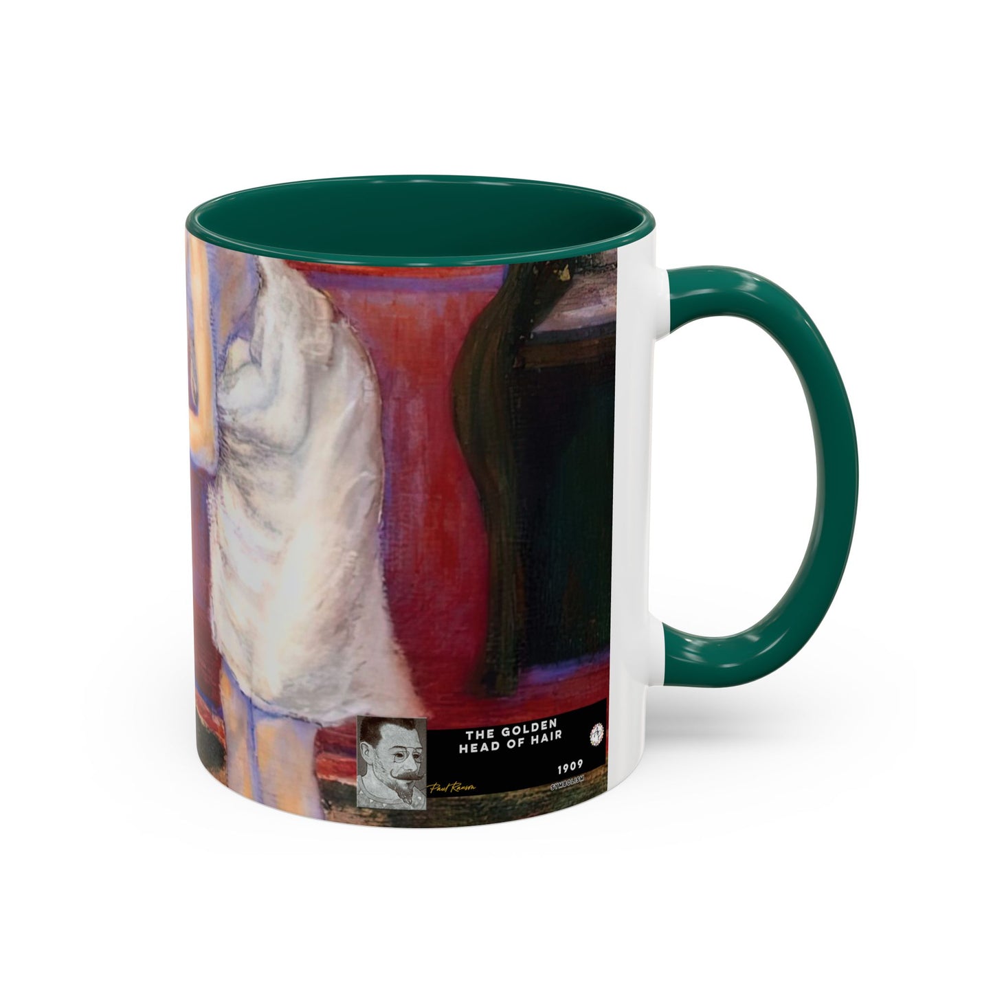Ranson, Paul - The Golden Head of Hair (1909) - Colorful Accent Mugs