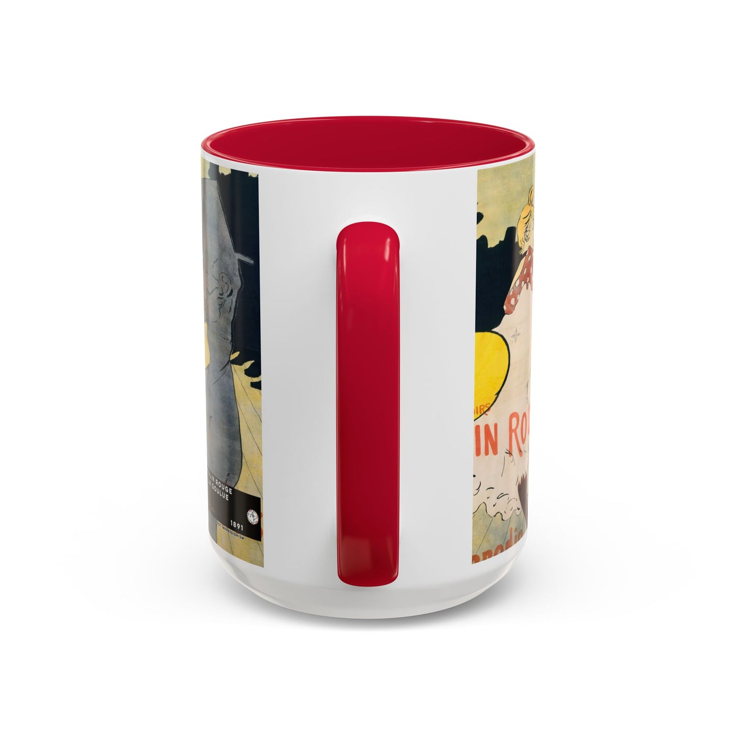 Toulouse-Lautrec, Henri - Moulin Rouge - La Goulue (1891) - Colorful Accent Mugs