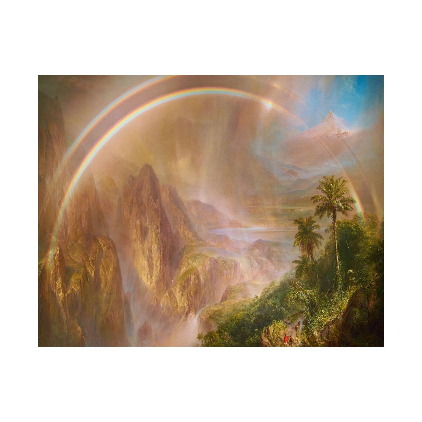 Church, Frederic Edwin - Rainy Season in the Tropics (1866) - Satin Posters