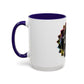 AdamPacio.com - Black Logo - Colorful Accent Mugs