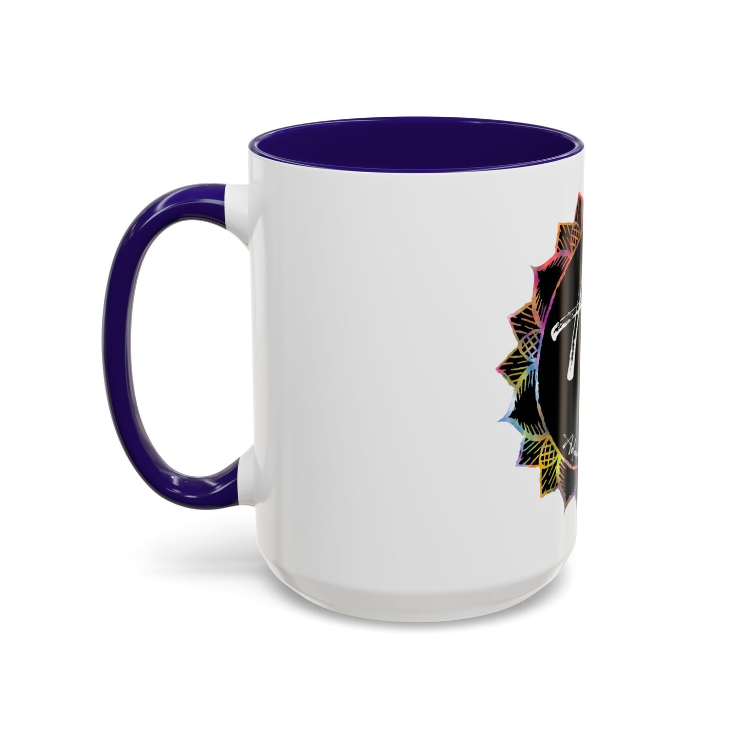AdamPacio.com - Black Logo - Colorful Accent Mugs